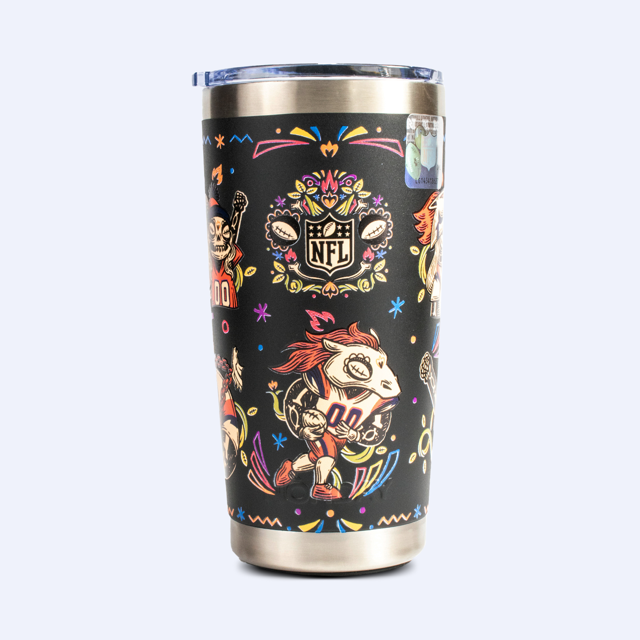 Norday Tumbler 20oz NFL Broncos de Denver Hasta la Muerte