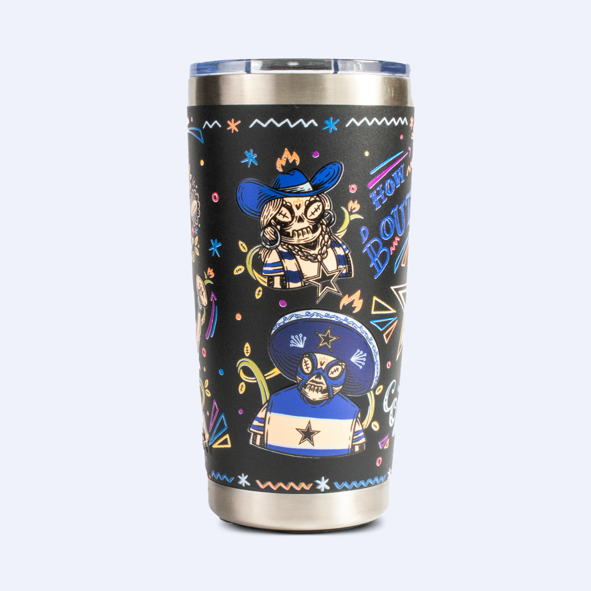 Norday Tumbler 20oz NFL Vaqueros de Dallas Hasta la Muerte