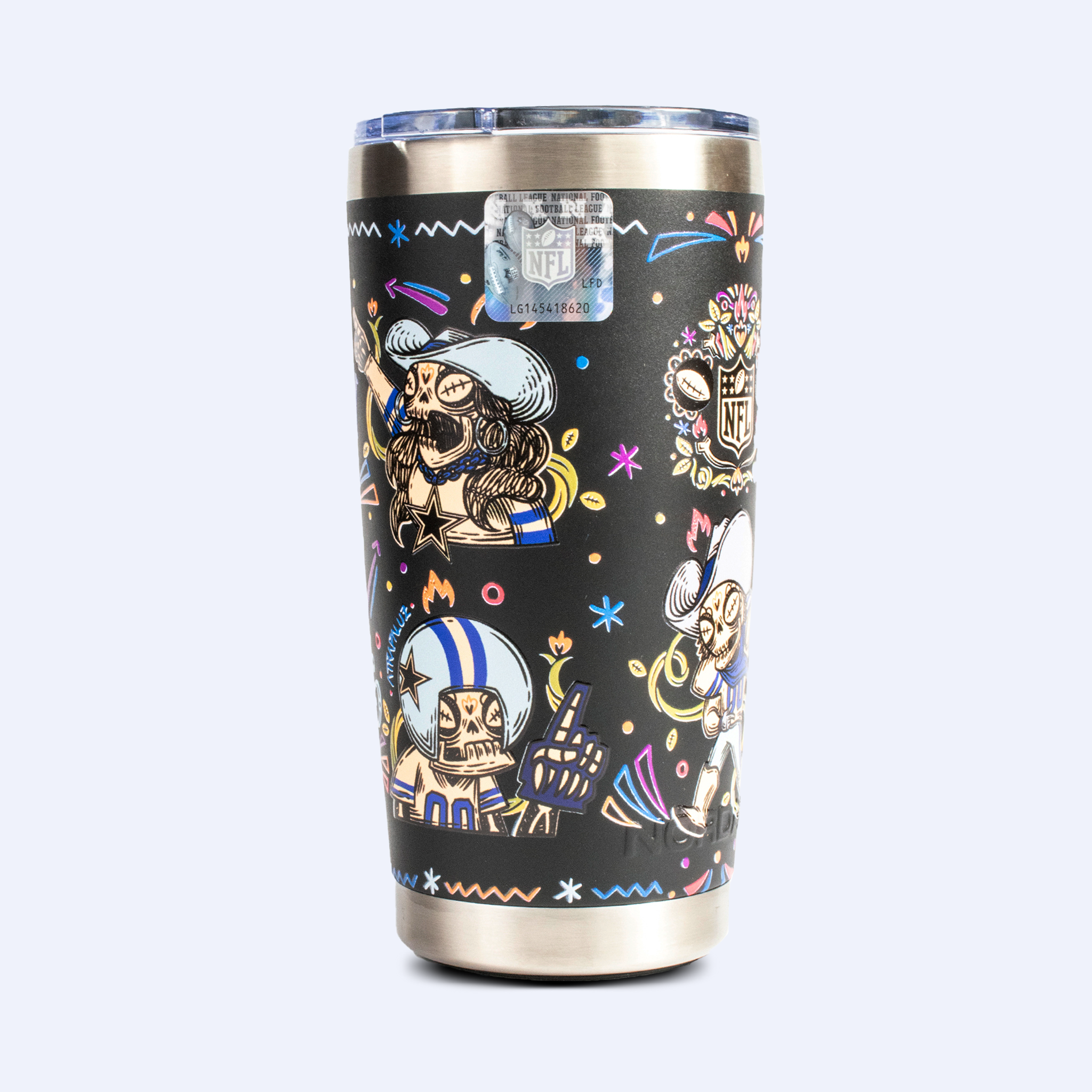 Norday Tumbler 20oz NFL Vaqueros de Dallas Hasta la Muerte