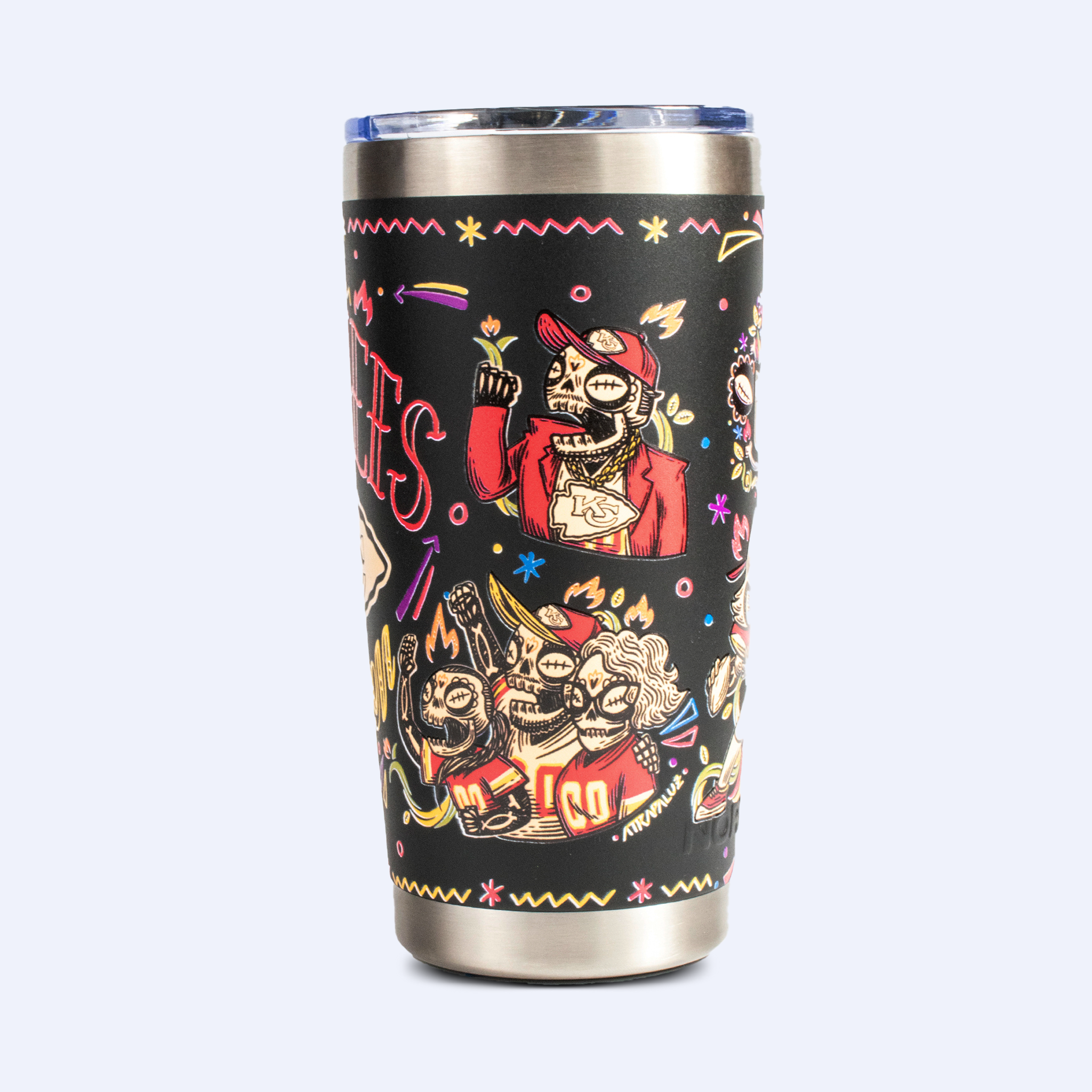 Norday Tumbler 20oz NFL Jefes de Kansas City Hasta la Muerte