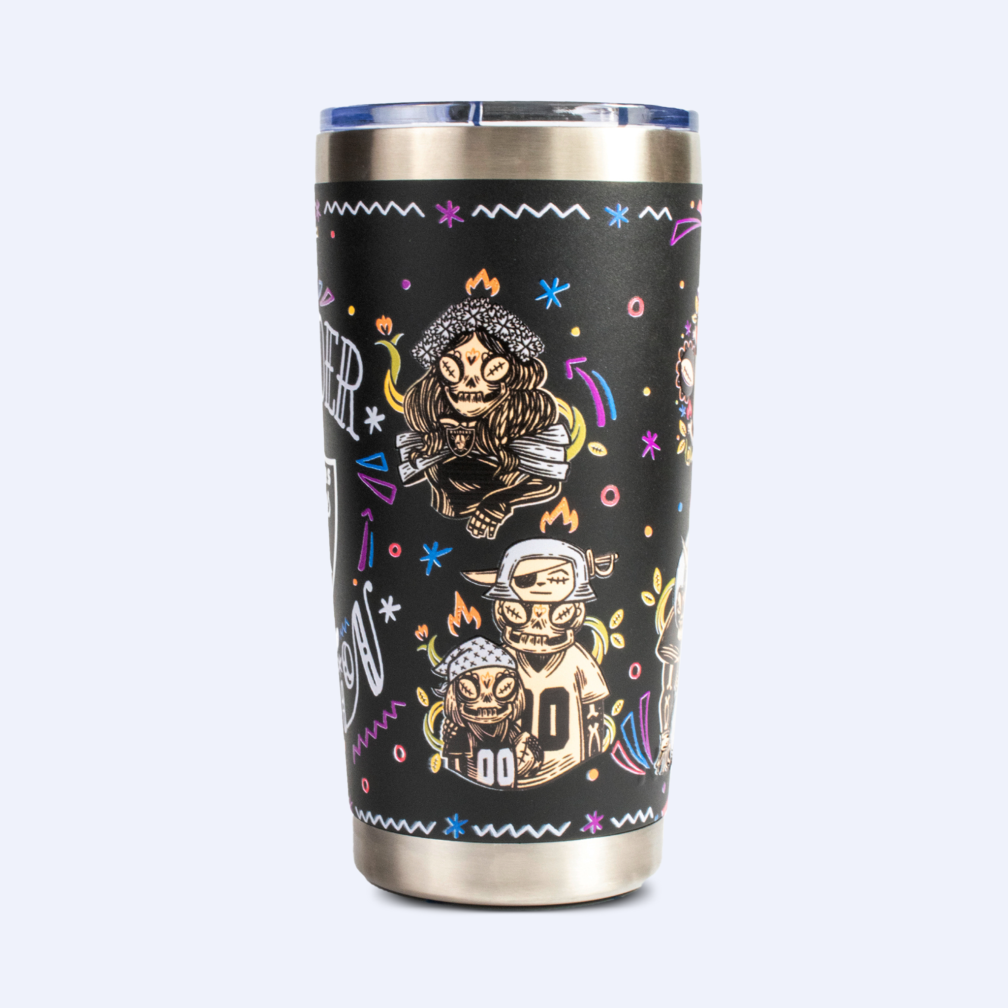 Norday Tumbler 20oz NFL Raiders de las Vegas Hasta la Muerte