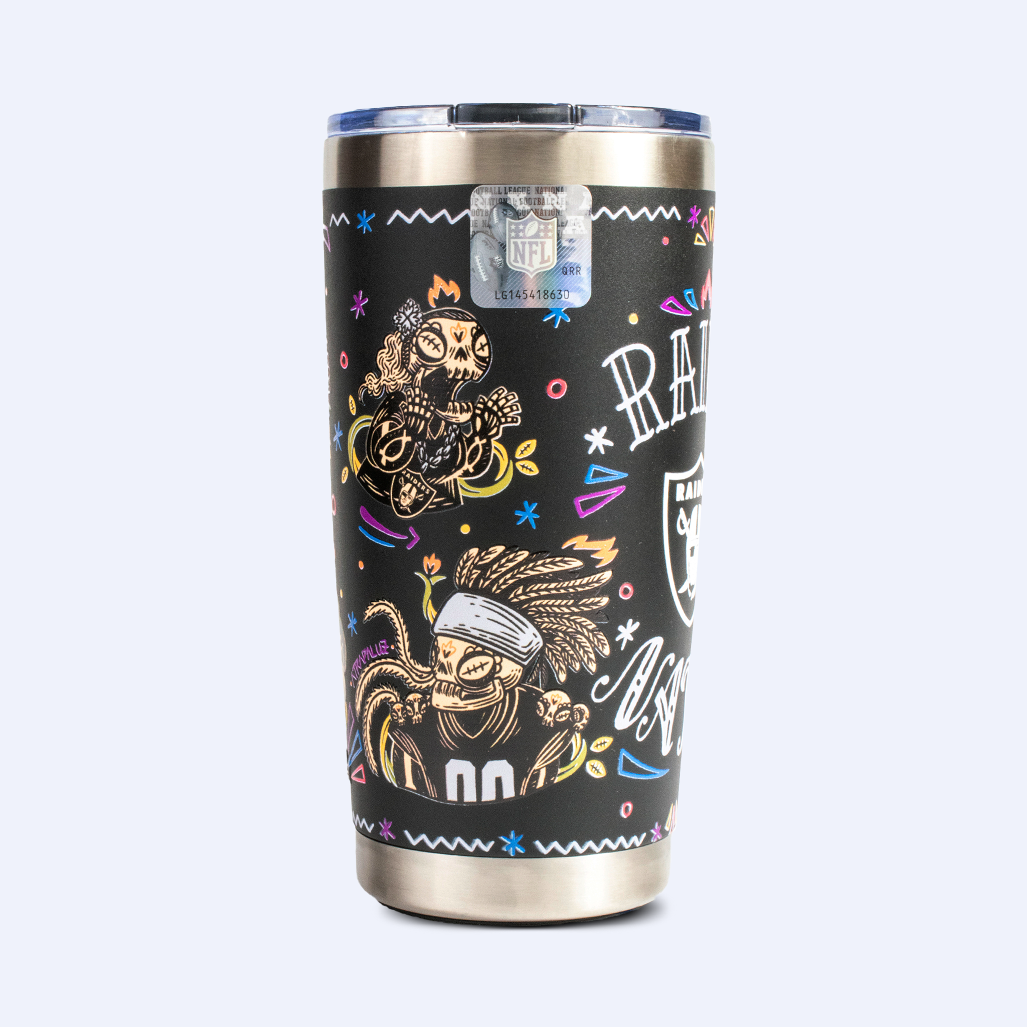 Norday Tumbler 20oz NFL Raiders de las Vegas Hasta la Muerte
