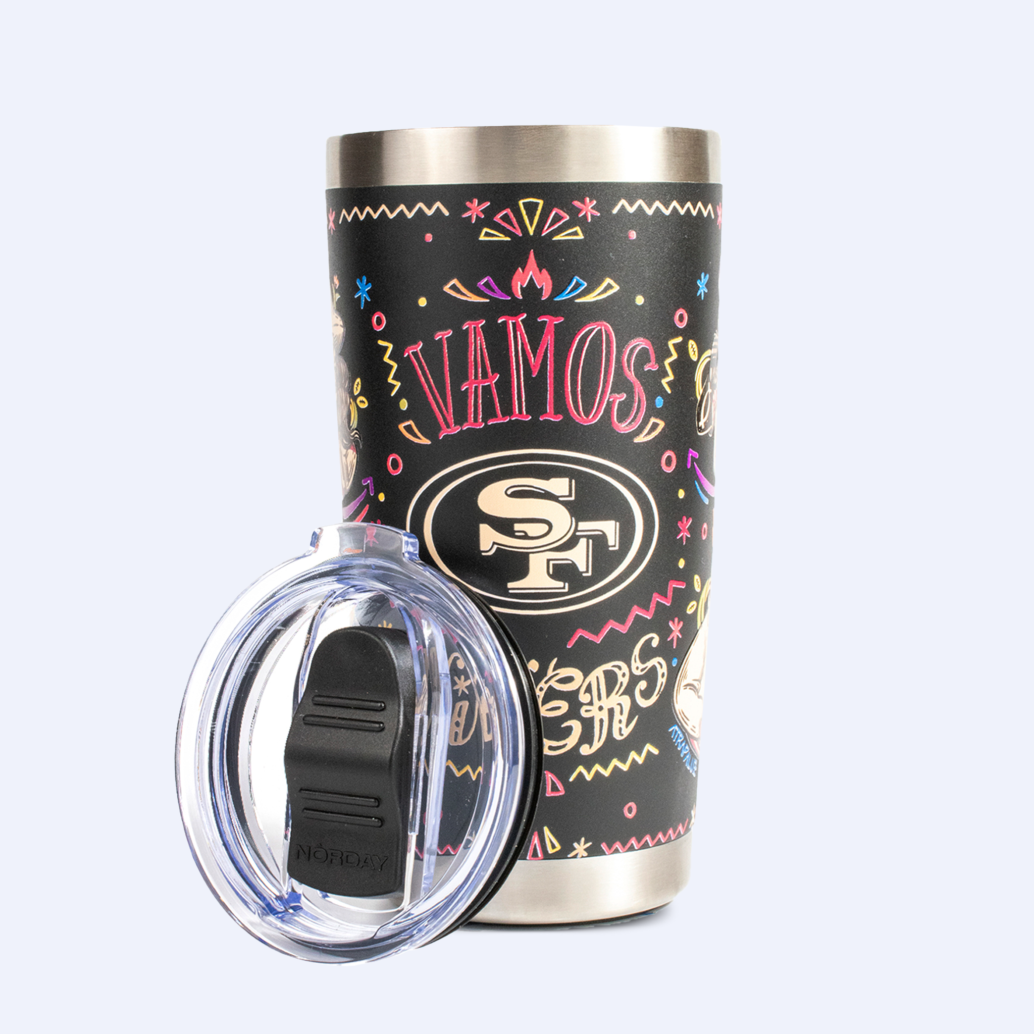 Norday Tumbler 20oz NFL 49rs de San Francisco Hasta la Muerte