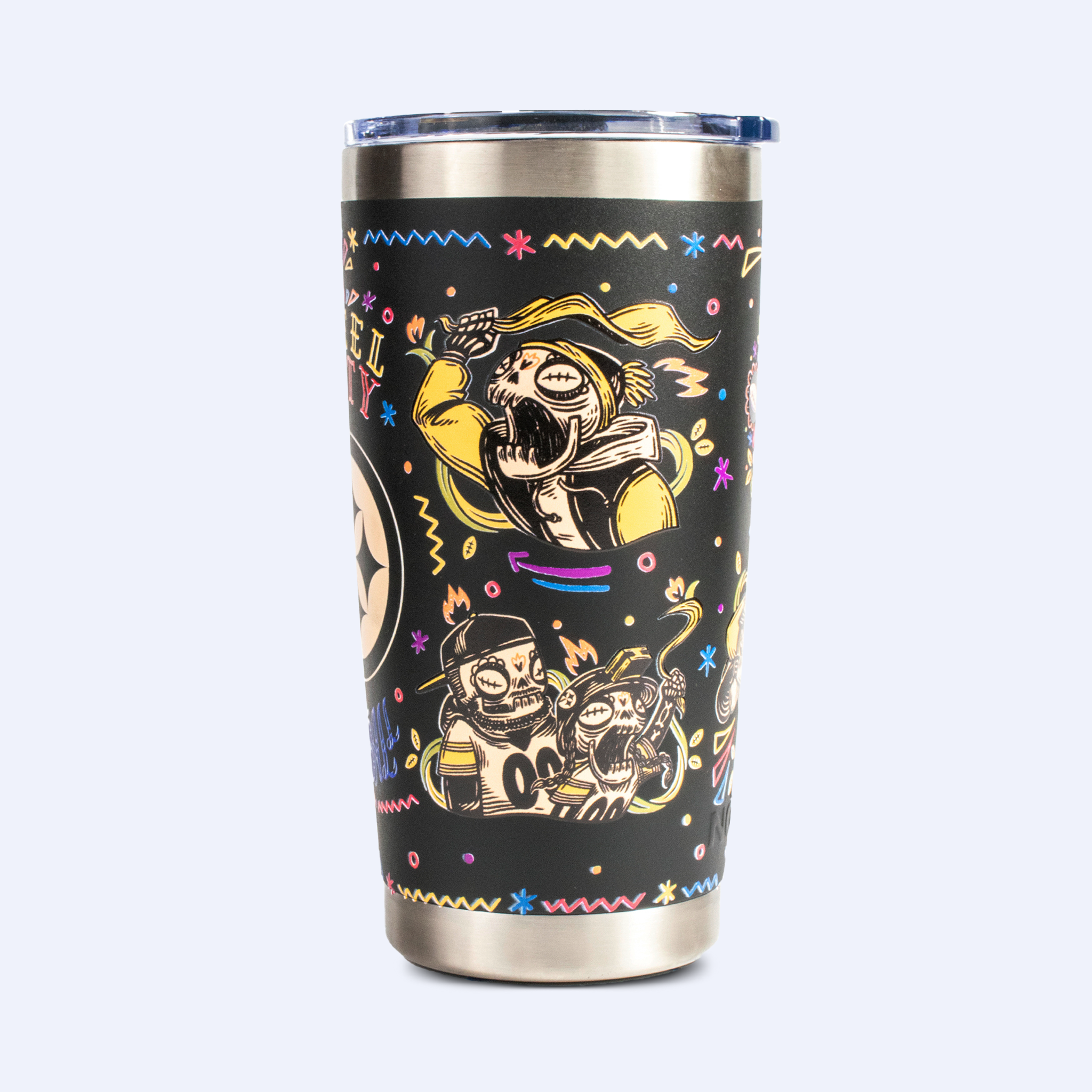Norday Tumbler 20oz NFL Acereros de Pittsburgh Hasta la Muerte