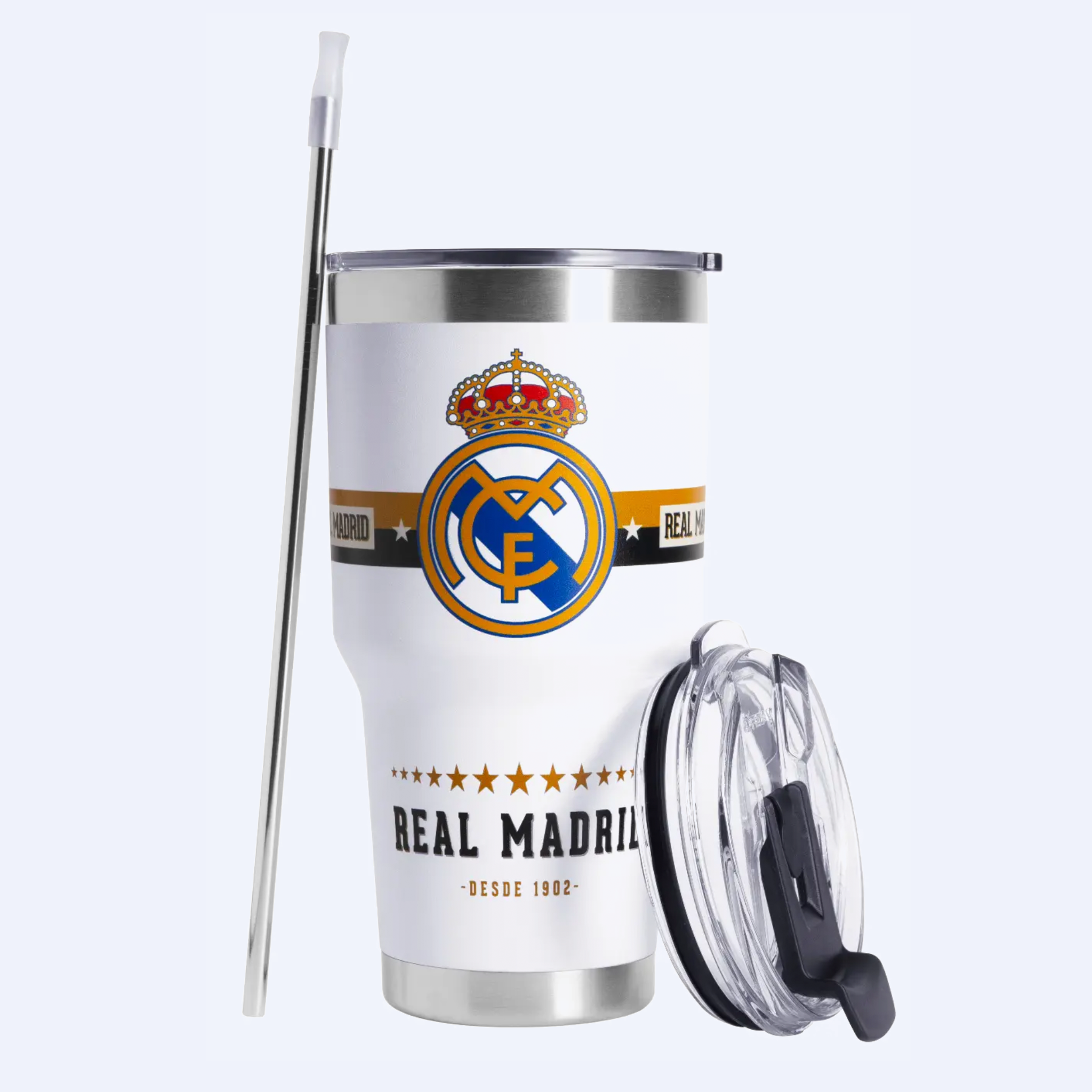 Norday Real Madrid Gold Tumbler 30oz