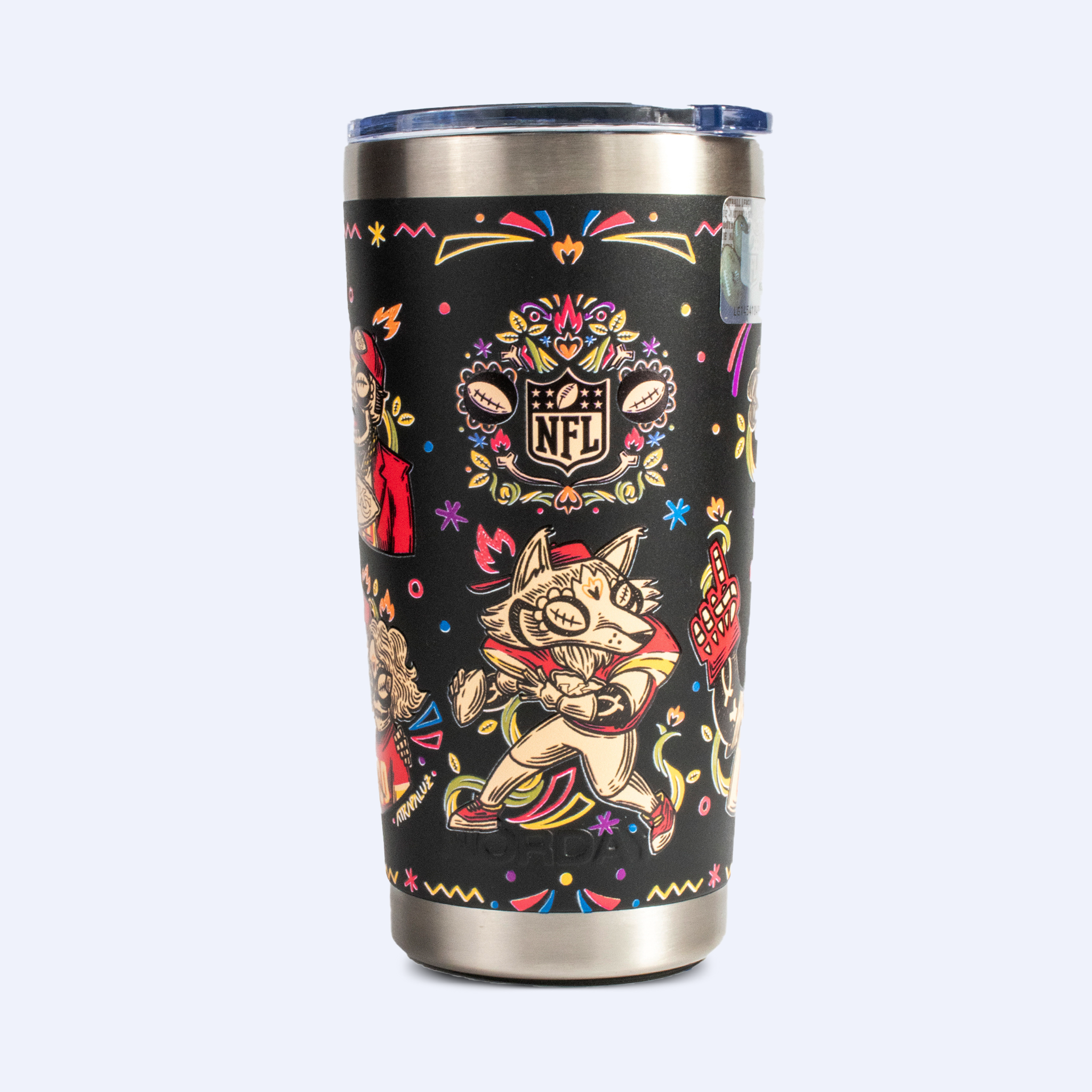 Norday Tumbler 20oz NFL Jefes de Kansas City Hasta la Muerte