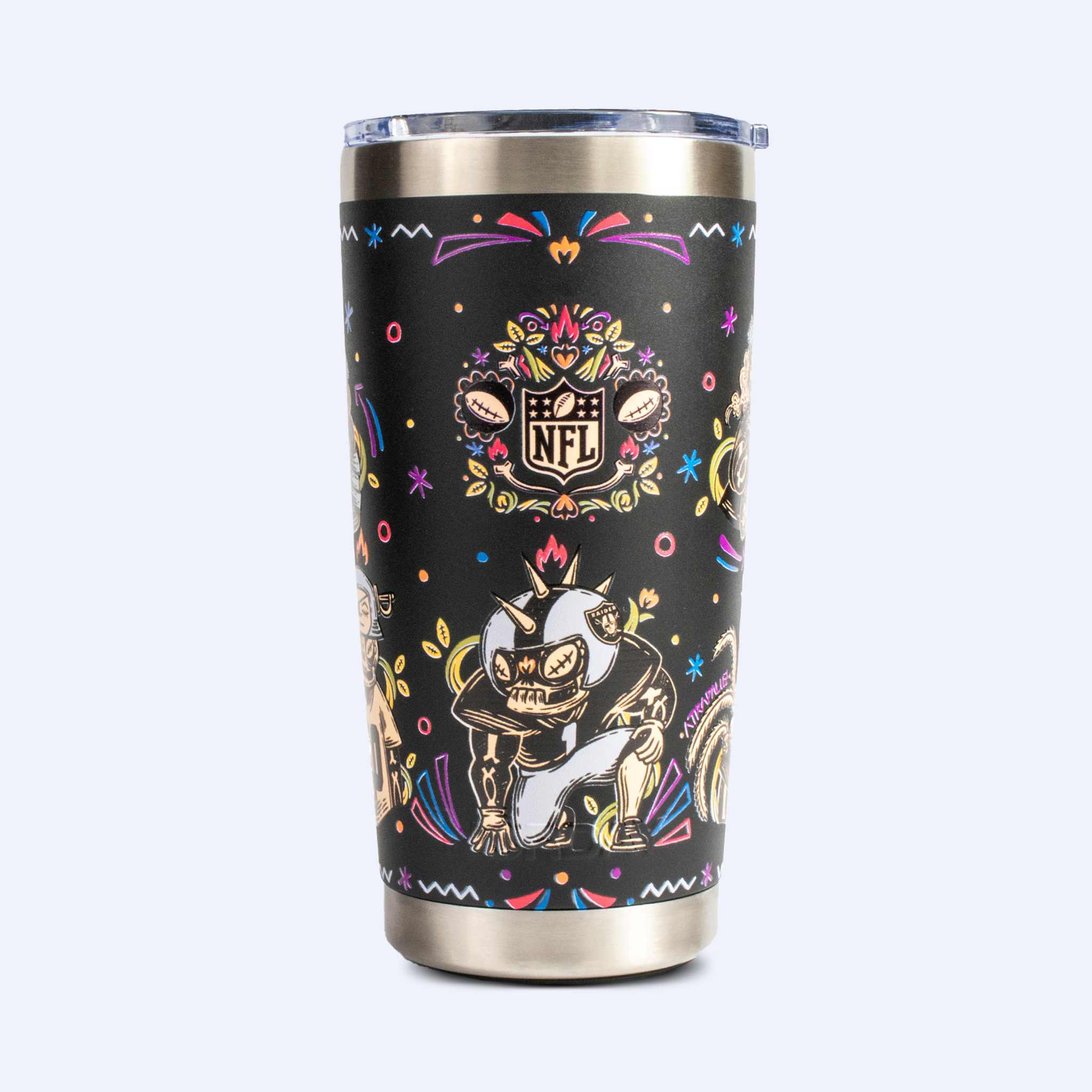 Norday Tumbler 20oz NFL Raiders de las Vegas Hasta la Muerte
