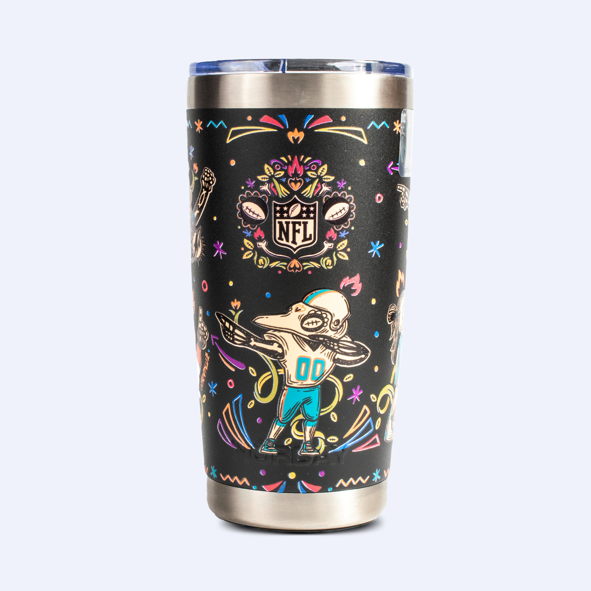 Norday Tumbler 20oz NFL Delfines de Miami Hasta la Muerte
