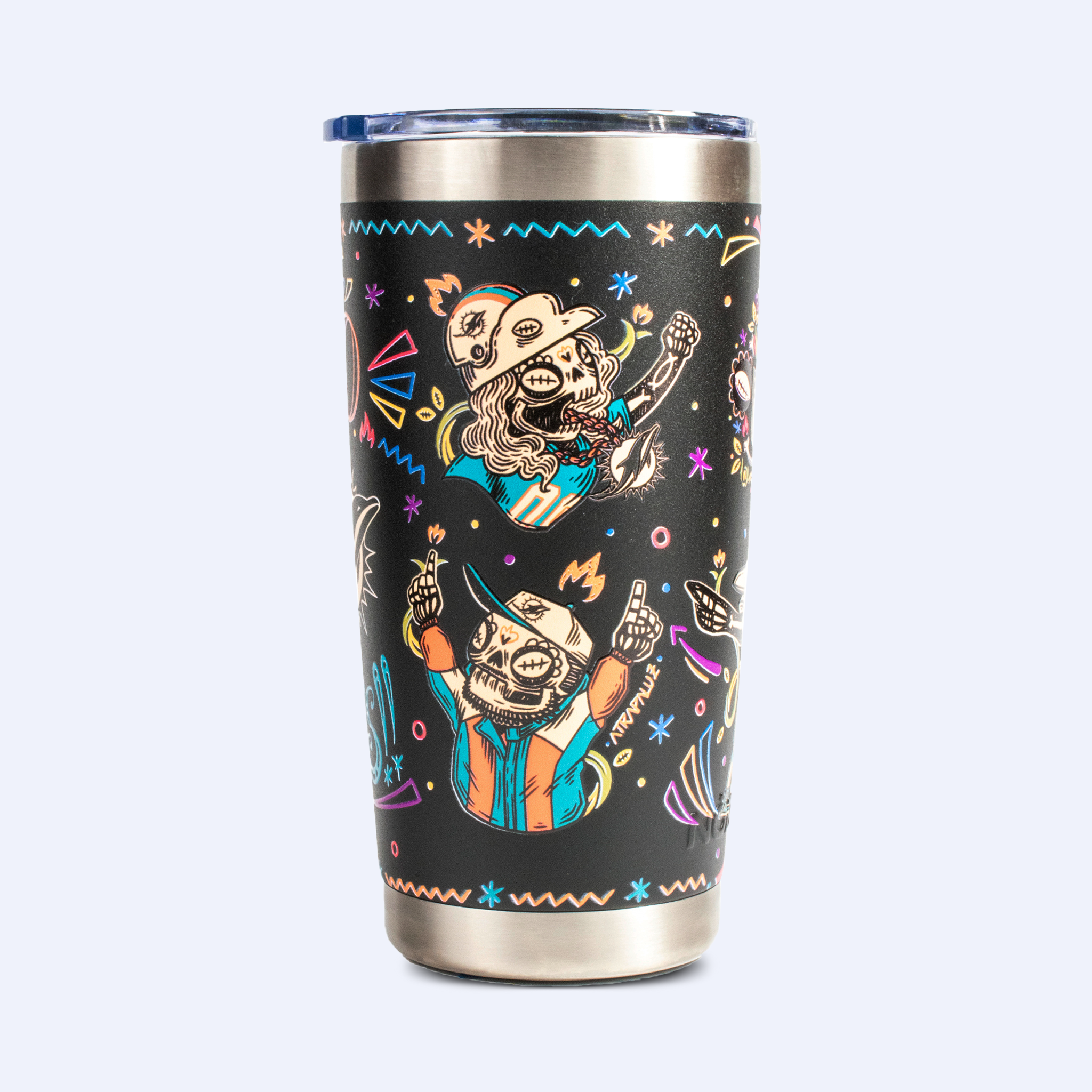 Norday Tumbler 20oz NFL Delfines de Miami Hasta la Muerte