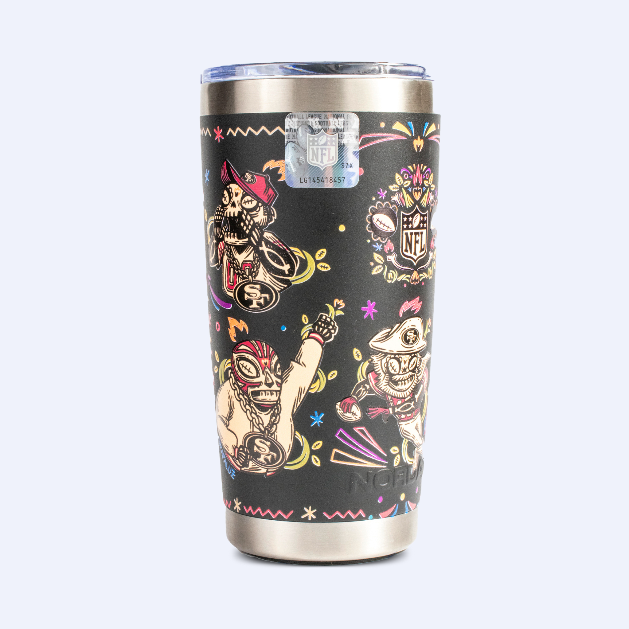 Norday Tumbler 20oz NFL 49rs de San Francisco Hasta la Muerte