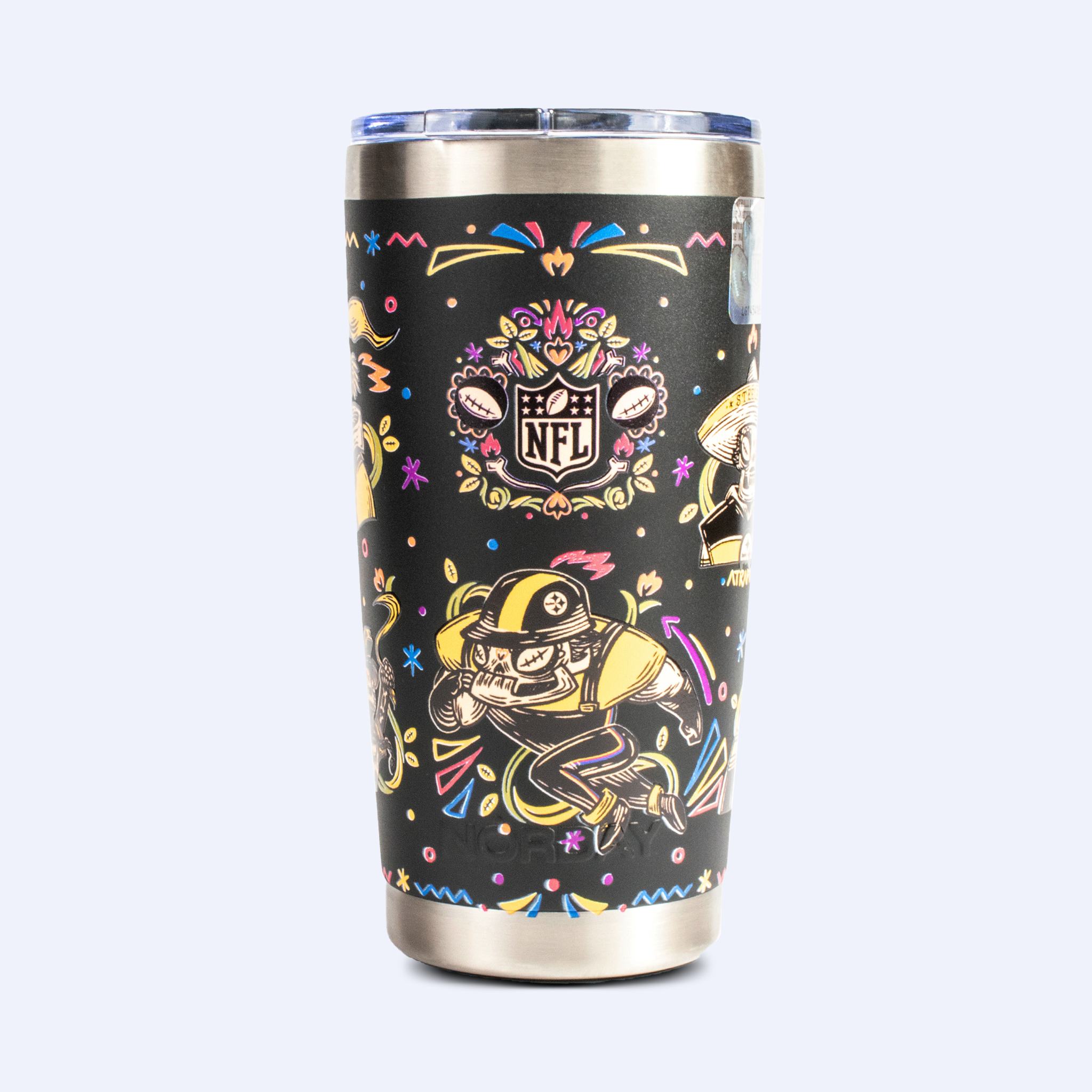 Norday Tumbler 20oz NFL Acereros de Pittsburgh Hasta la Muerte